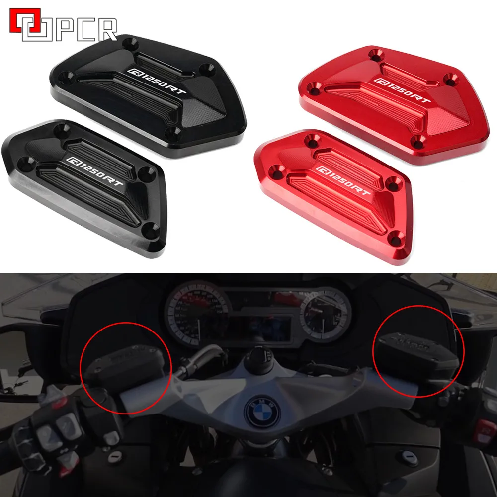 CNC Motorcycle Front Brake Fluid Reservoir Cap Cover For BMW R1250RT R