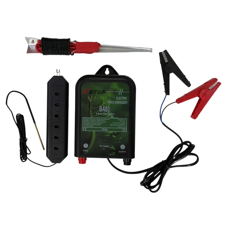 DC powered 0.6J Pet Deterrent Battery Electric Fence Energizer With