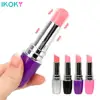 IKOKY Mini Vibrator Lipstick Erotic For woman Electric Vibrating Sex Toy Waterproof Machine products G spot Quiet Discreet 1