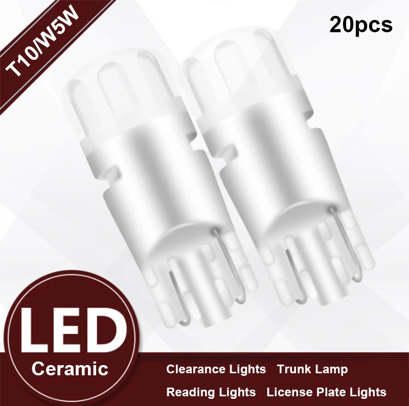 

2020 New Car T10 W5W LED Warning Light For Renault Megane 2 Duster Clio Honda Civic Fit VW touareg mk7 MK5 Mazda 3 6 CX5