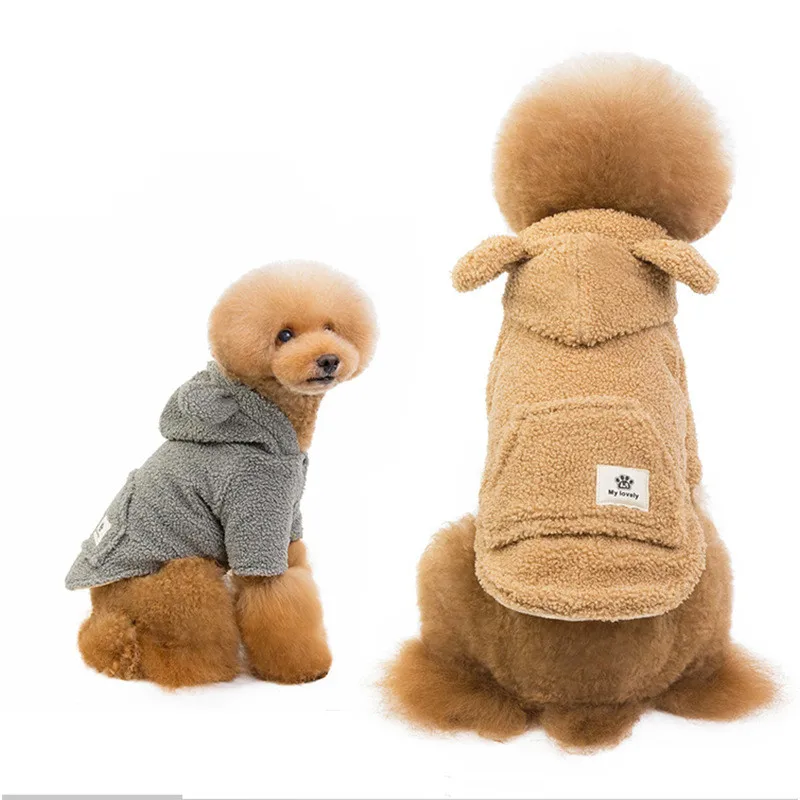 Зимняя одежда для собак Милая одежда для домашних животных Pomeranian Poodle Bichon Schnauzer для Мопсов, французских бульдогов собака корги толстовки пальто костюм