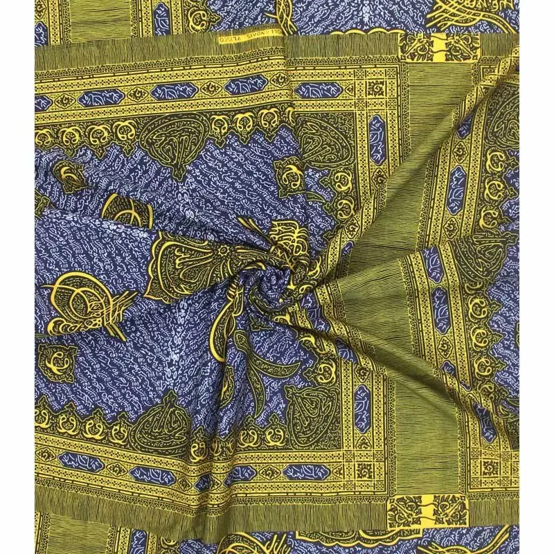 Африканская Ткань шелковая восковая ткань Горячая шелковая ткань с шифоновый комплект высокого качества атласная шелковая фарбик для платья 4+ 2 ярдов
