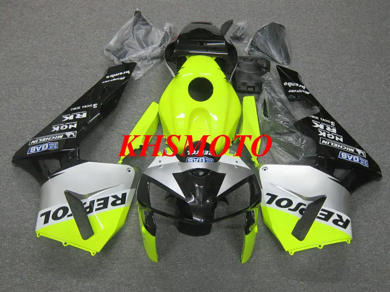 Injection Mold Fairing Kit for CBR600RR 05 06 CBR 600RR F5 2005 2006 CBR600 ABS Green Silver Bodywork+Gifts HX53 | Автомобили и
