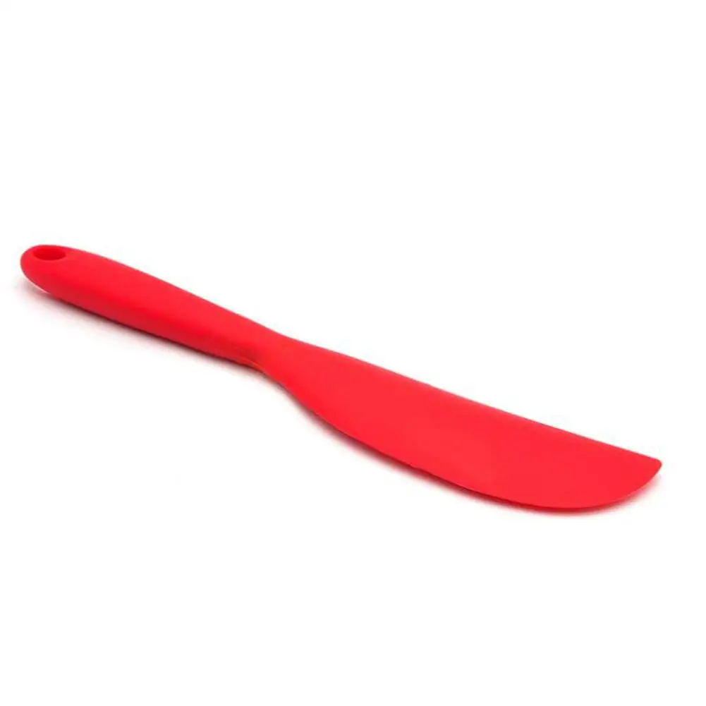  One-piece All-in-one Silicone Long Scraper Cream Scraping Cake Spatula Frosting Knife Smoother Kitc