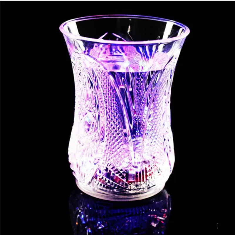 Светодиодный светильник с индукцией, чашка, креативный светильник, чашка с ананасом, Красочные вечерние принадлежности, светящийся подарок, Ночной светильник, бокал для вина