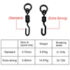 20PCS Carp Fishing Accessores Spinner Swivel for Ronnie Rig Quick Change Swivel Connector Carp Coarse Fishing Terminal Tackle ► Photo 3/6