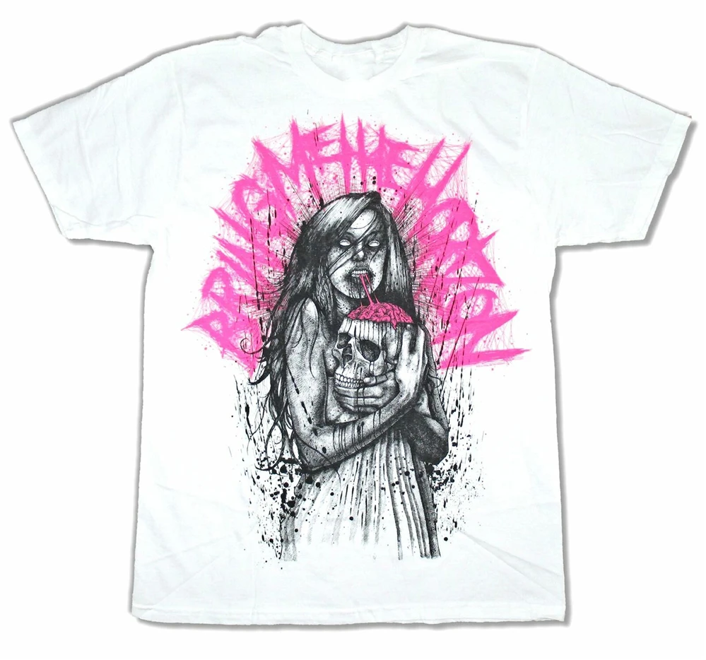 Bring Me The Horizon Zombie Brain белая футболка для мужчин и женщин новая мужская BMTH Merch