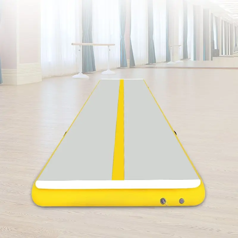 HIBADOU 6m,7m,8m Inflatable Air Track Tumbling Mat Gym AirTrack For Track Air Inflatable Mat for Gymnastics Training