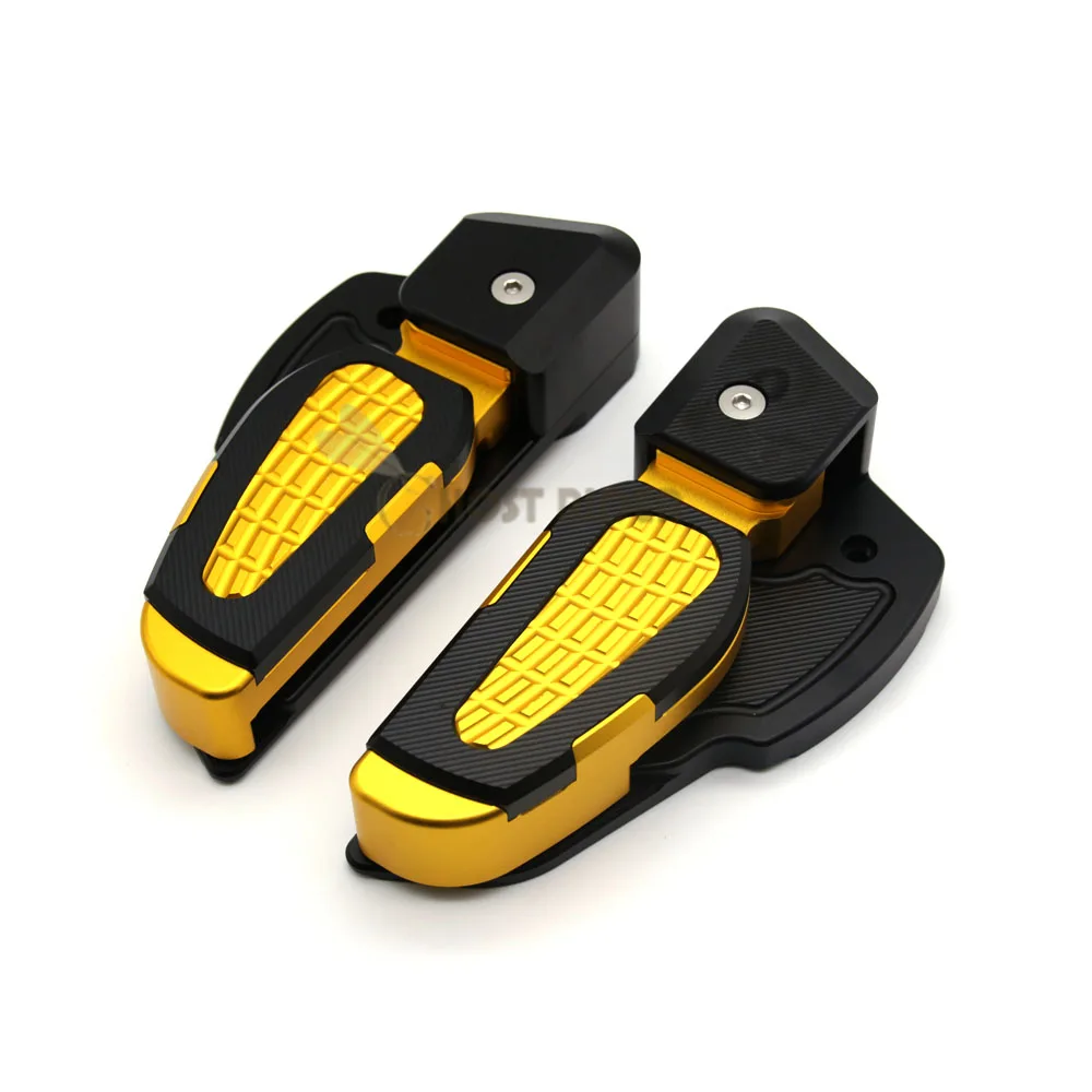 Для Vespa 125 150 скутер аксессуары задняя пассажирская подножка удлинитель для езды на велосипеде для Vespa Sprint 125 150 3Vie для Vespa piaggio - Цвет: Gold