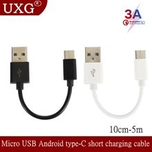 

P10 Cable Quick Charge 8pin Micro USB Type-C 2.1A Current Durable Quality 1m 5m PVC Material Fast Charge Date Short Cable