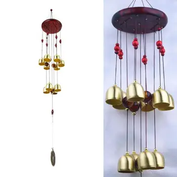 

Handmade Wind Chimes Garden Tubes Bells Hanging Pendant Dream Catcher Home Wall Art Hangings Outdoor Decorations