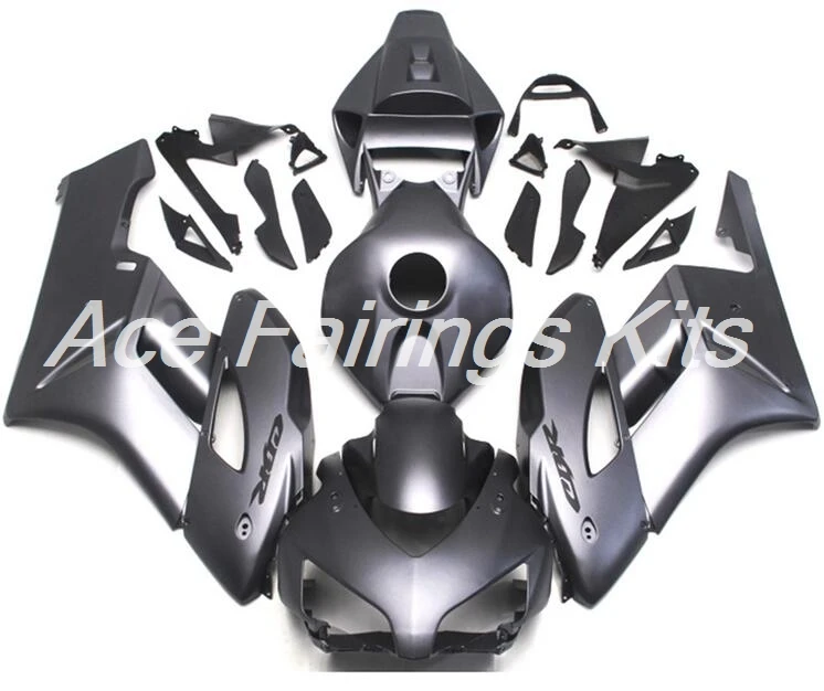 Топ(литьевая форма) ABS Полный комплект обтекателя подходит для Honda CBR1000RR CBR1000 04 05 2004 2005 Обтекатели набор хороший матовый серый