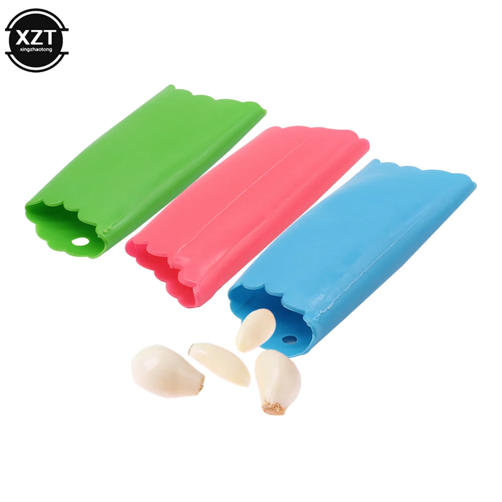 SiliconeGarlicPeelerGarlicRollerStripperSiliconeGarlicPeeling