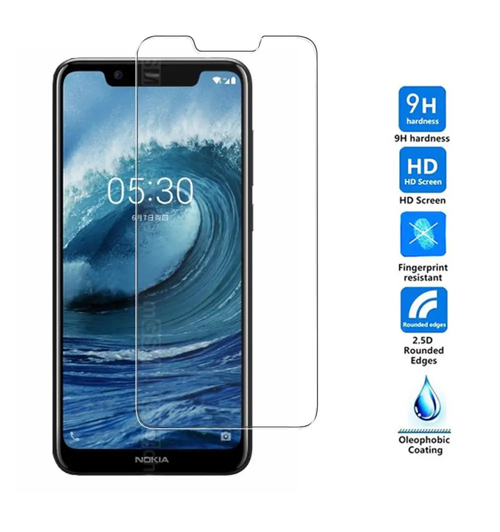 9D Защитное стекло для Nokia 2 5 6 7 Защита экрана 1 3 8 Plus X5 X6 X7 2018 закаленное