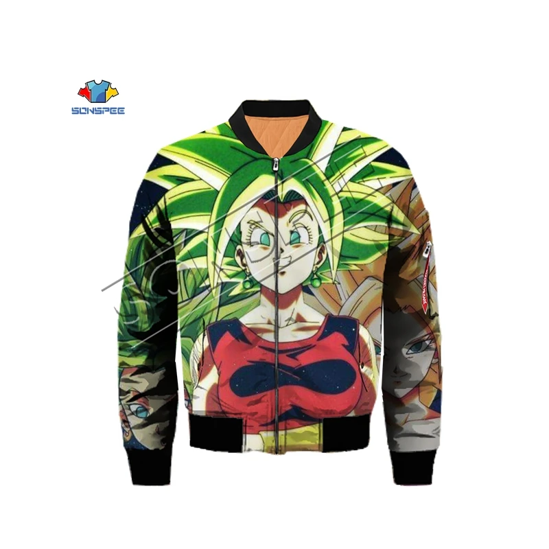 8 3D печать Dragon Ball Летающая куртка, Мужская зимняя теплая куртка-Авиатор, мотоциклетная куртка, бейсбольная куртка, хоккейная куртка - Цвет: 8