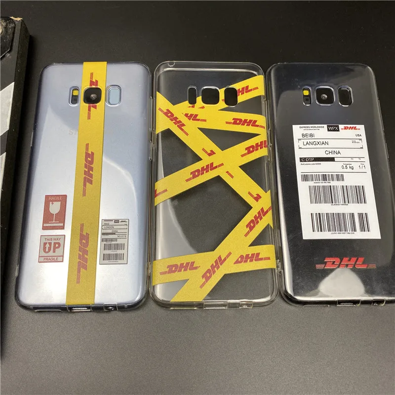 Custodia Morbida Trasparente Dhl Express Per Samsung Galaxy S8 S9 S10 Plus S10E Lite Note 8 9 10 Pro Cover Per Telefono In Silicone Fashion Coque Fund