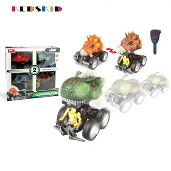 

Inertial Four-Drive Vehicle Dinosaur Series English Inertial Ejection Dinosaur Deformation Vehicle Toys
