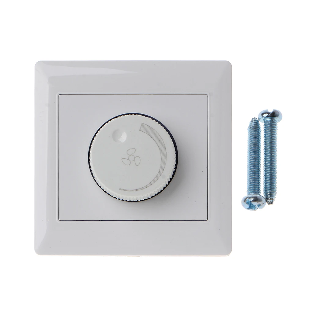 

220V 200W Adjustment Ceiling Fan Speed Control Switch Wall Button Dimmer Switch Drop Ship Support
