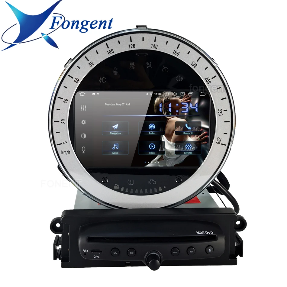 For Bmw Mini Cooper R56 2006 2007 2008 2009 2010 2011 2012 2013 Dsp Carplay Android Gps Map Car Dvd Multimedia Player Rds Radio