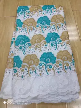 

New Arrivals Swiss Voile Lace In Switzerland 2020High Quality African Dry Lace Fabric 100%Cotton Lace Fabric Nigerian Lace 5Y