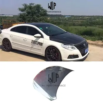 

CC High Quality Carbon Fiber Bonnets Engine Hood With Vents Car Styling For Volkswagen CC Rline Style Car Body Kit 2009-2012
