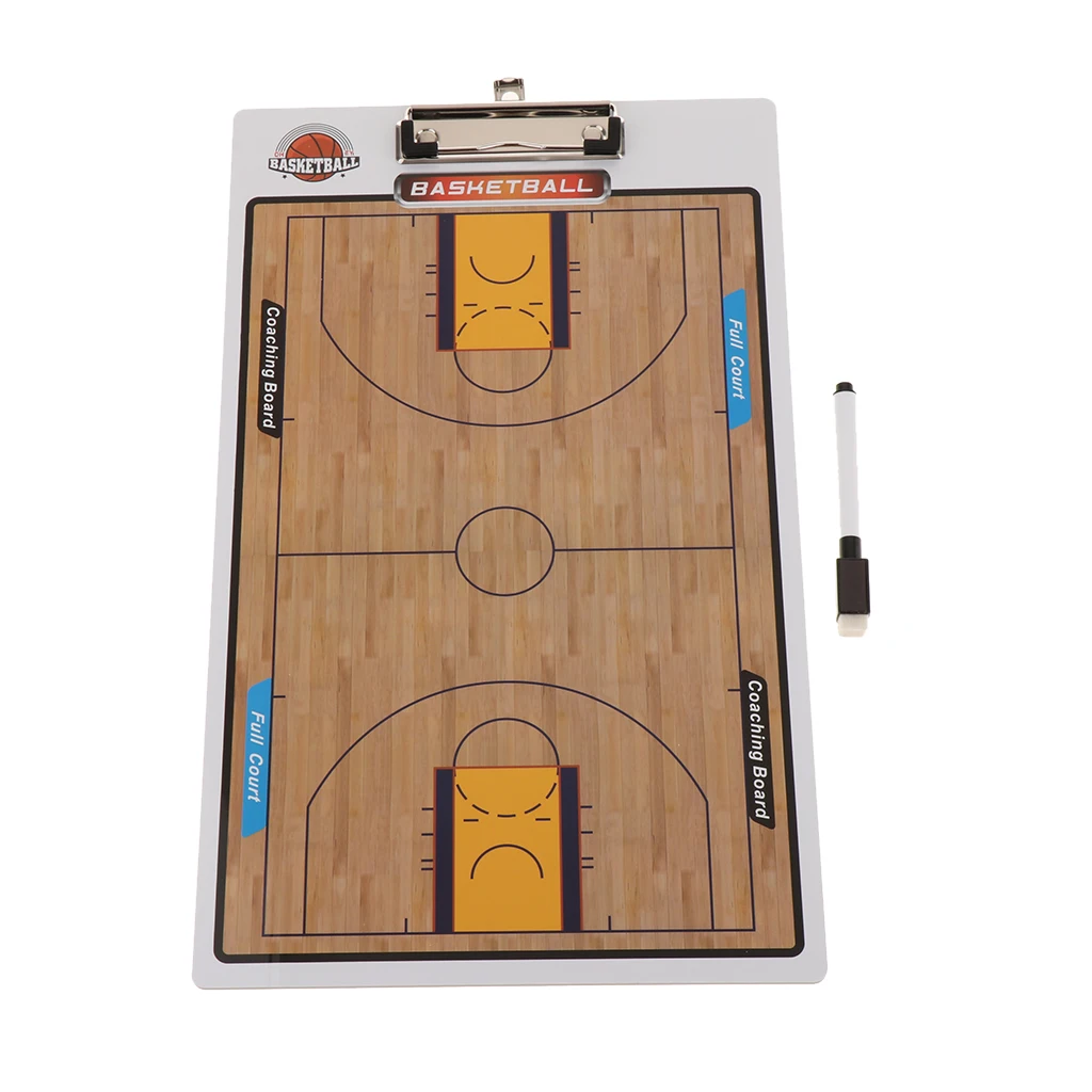 Double Sided Basketball Coaches Clipboards Coaching Boards for Basketball Football Volleyball Training