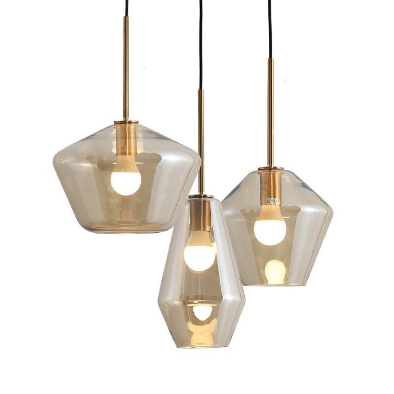 3 Home Decoration Modern Arms Glass Suspension Lamp Pendant Lights Scandinavian scandinavian