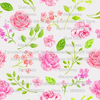 

Fashion Nordic Big Pink Flower Print Handmade Patchwork Baby Clothes Soft Fabric