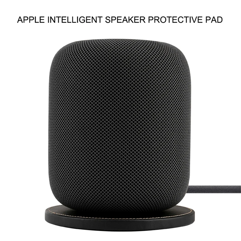 Protective Pad Natural Cowhide for Intelligent Wireless Bluetooth Speaker Waterproof Abrasion-resistant Speaker Accessories