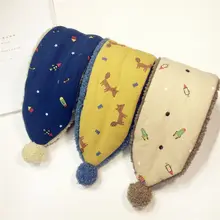 Детский зимний флисовый плотный шарф из овечьей шерсти для мальчиков и девочек, детский шейный платок с крестом, A69C