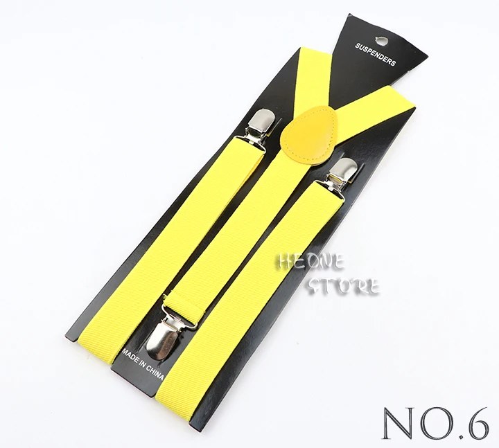 Hot Deals Solid Color Elastic Leather Suspenders Men Women Classic Adjustable Straps For Shirt Pants Skirts Wedding Accessories