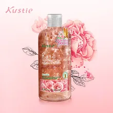 Kustie розовый женский гель для душа натуральный аромат для тела настоящий лепесток розы внутри осень увлажняющий отбеливающий для ванны и тела работает