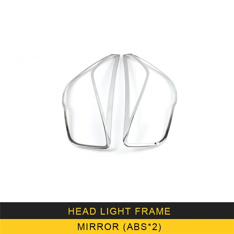 For Ford KUGA Escape Head Light Frame Cover Trim Frame Sticker Exterior Accessories