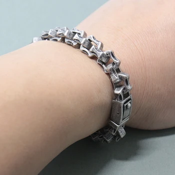 

2020 Black Stainless Steel Men Bracelet Vintage Jewelry Friendship Mens Bracelets