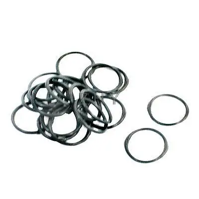 

10Pairs Metric 11mm OD 1mm Thickness Industrial Rubber O Ring Seal Black