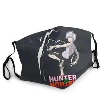 

Hunter X Hunter Kilua Non-Disposable Face Mask Printed Dust Protection Mask Respirator Mouth Muffle