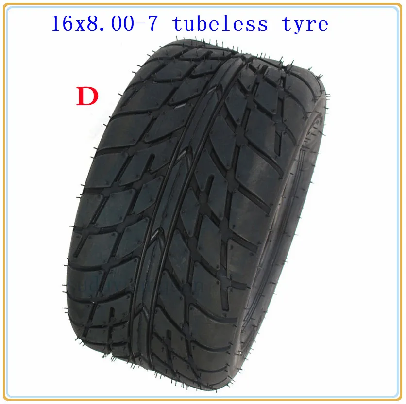 16x8-7 tyre D 16X8-7(200/55-7) автозапчасти Kart 7 7 дюймов шины atv 16X8. 00-7 16*8-7 шина с универсальным рисунком протектора внедорожных шин износостойкие шины для колес - Цвет: 16x8-7 tyre D