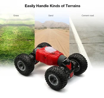 

JZL 2488 Wireless Remote Control Car Four-wheel Drive Mini-distortion Toy Racing Car with Light Climbing off-road RC Car Toy