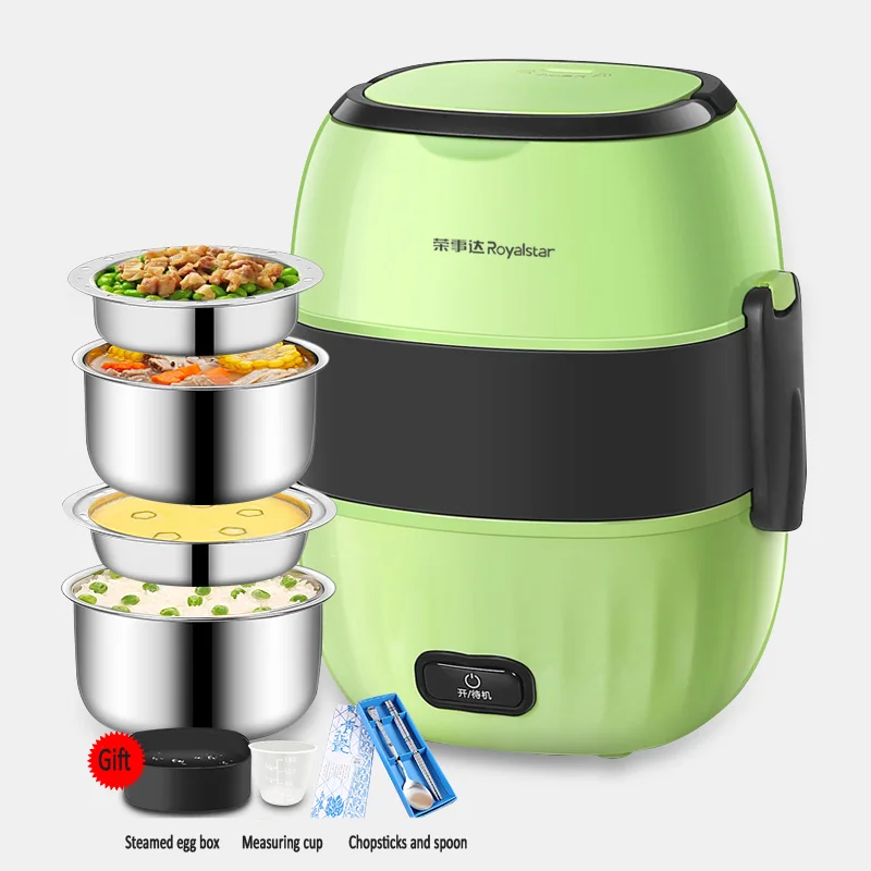 

4th floor Electric lunch box Rice cooker Insulation box Portable Pluggable Hot meal With sealing cover 304 stainless steel