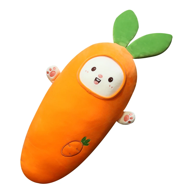 New Nice Cartoon Smile Carrot Rabbit Plush toy Cute Simulation Banana monkey Pillow Dolls Stuffed Soft Toys for Children Gift | Игрушки и