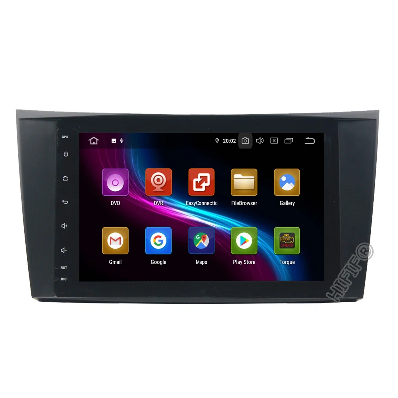 2 Din Авто Радио Android 9,0 4+ 64G для Mercedes/Benz/E-Class/W211/E300/CLK/W209/CLS/W219 Автомобильный мультимедийный видео DVD плеер gps DVR