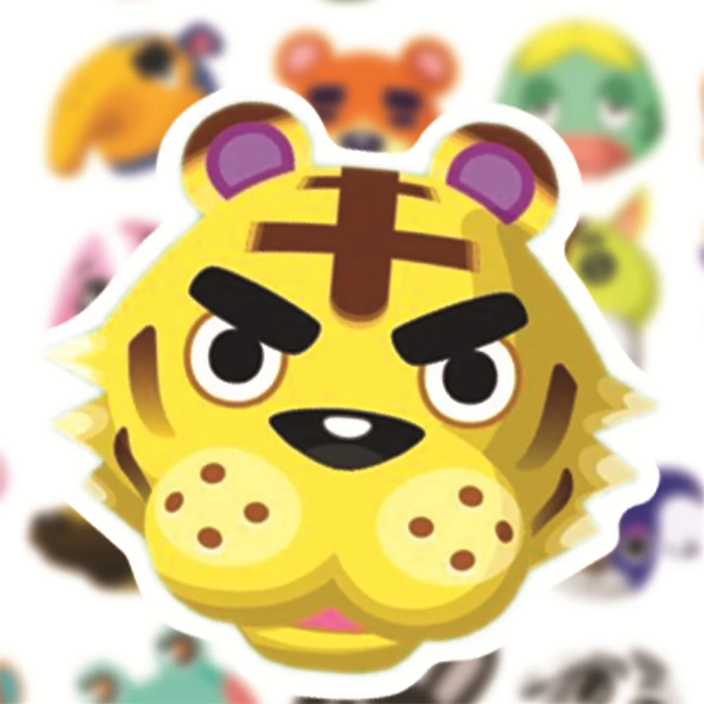 10/30/50PCS Animal Crossing Game Graffiti Stickers DIY Motorcycle Luggage Skateboard Gift for Kids