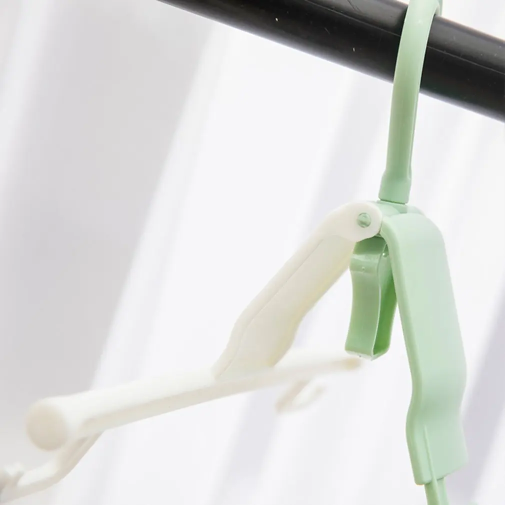 

Portable Retractable 3 hook trousers easy drying drying rack-blue