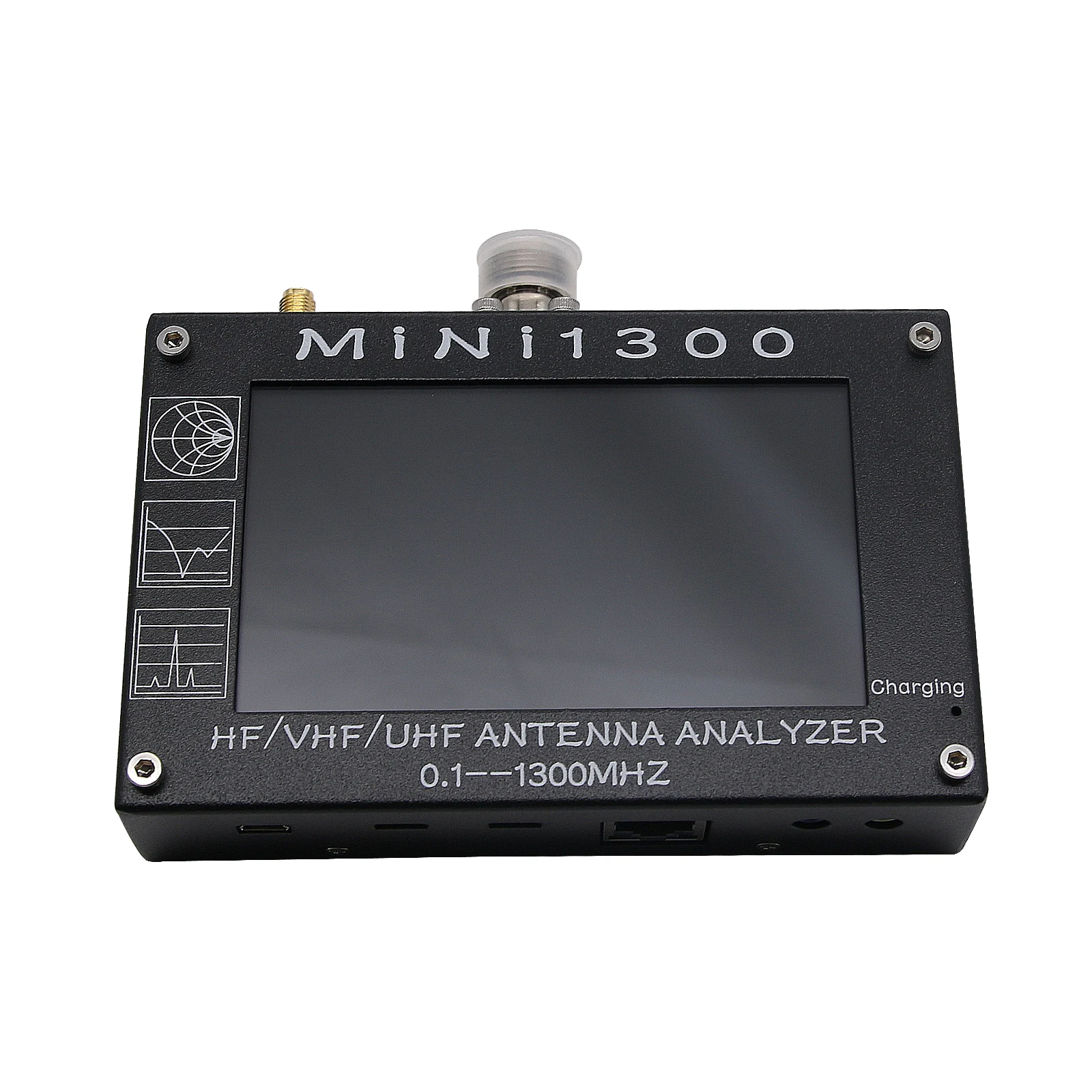 TZT Mini 1300 HF/VHF/UHF антенный анализатор 0,1-1300 МГц с 4," TFT lcd сенсорным экраном