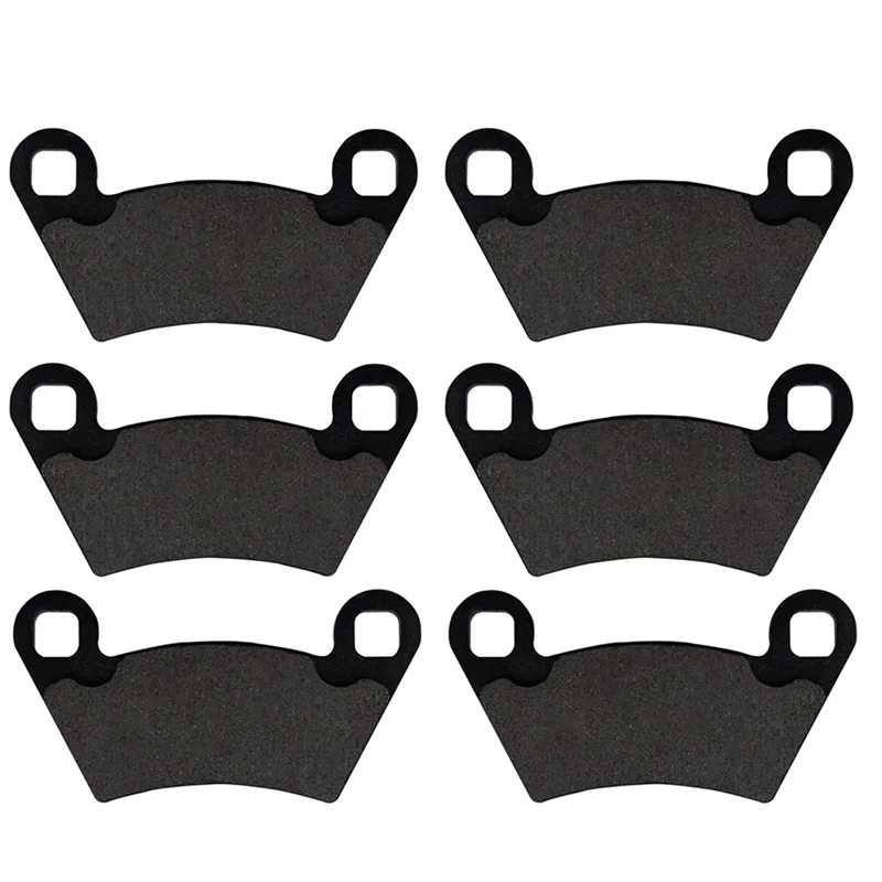 Motorcycle Front and Rear Brake Pads for POLARIS PPS / UTV / Series 10 2x4 4x6 - Цвет: 3 pairs