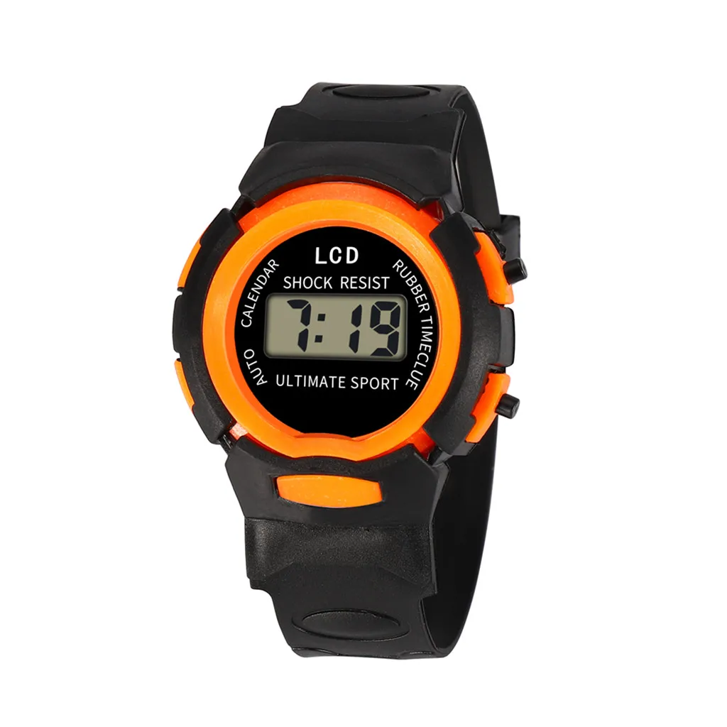 Новые детские для девочек детские наручные часы montre enfant спортивные часы для девочек с аналоговым и цифровым дисплеем светодиодный Водонепроницаемый электронный 30
