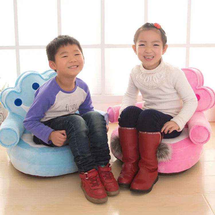 

Factory Price Direct Selling Crown Kids' Sofa Creative Plush Toys Cartoon Modeling Cute Baby Tatami Cushion