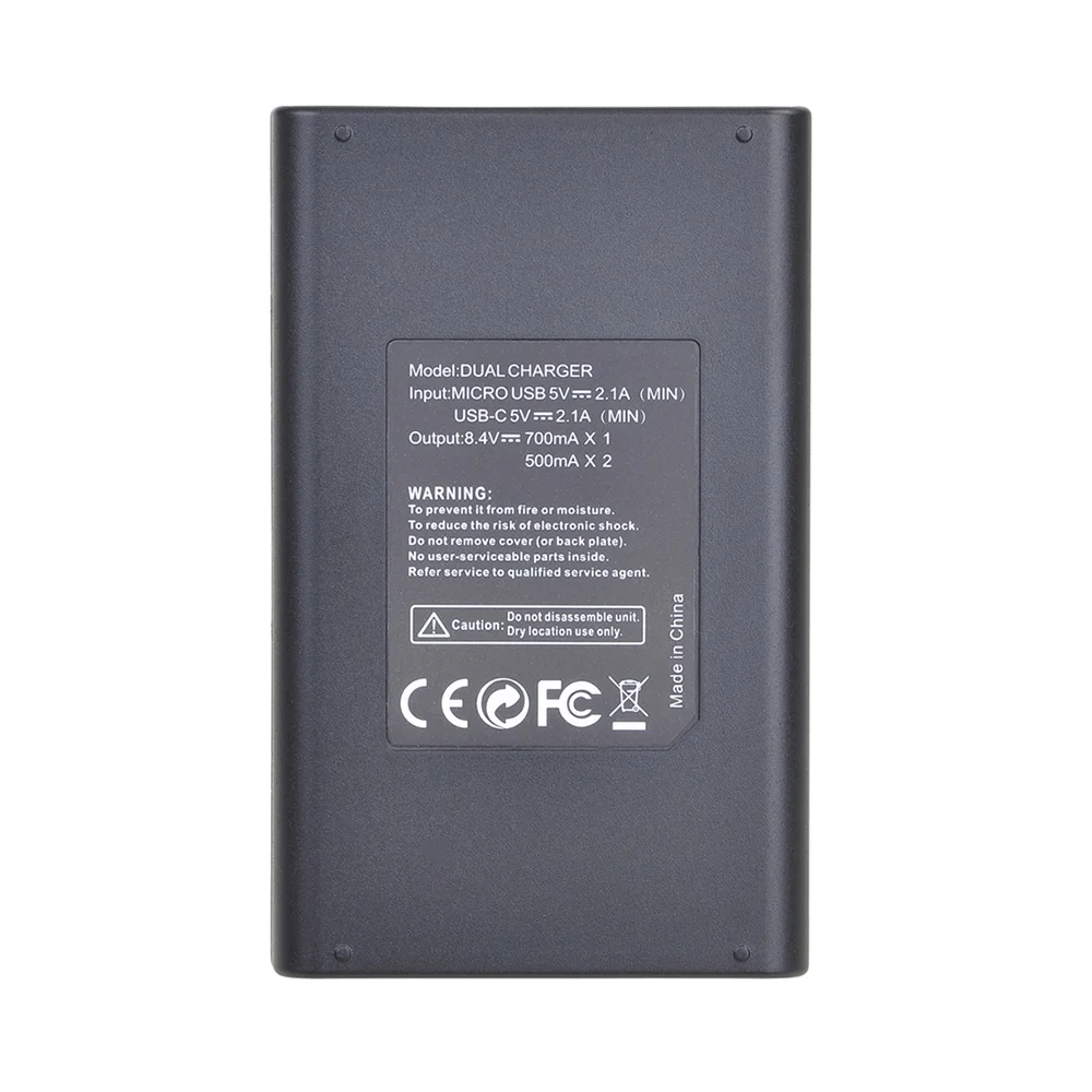 Caricabatteria per Batteria Sony NP-FW50 - Compatibile con A6000, A6400, A3000, A5000, A6500, A6300, A5100, NEX-3N, SLT-A55V, A7RII, ZV-E10L 111