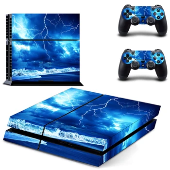 

Cool Style Decal Skin Sticker for PS4 Playstation 4 Console Protection Film + 2Pcs Controllers Protective Cover DPTM2497