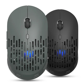 

2.4GHz Wireless Optical Rechargeable Mouse Color Lighting 6 Buttons 3 Gears 1600 DPI Adjustable Mice